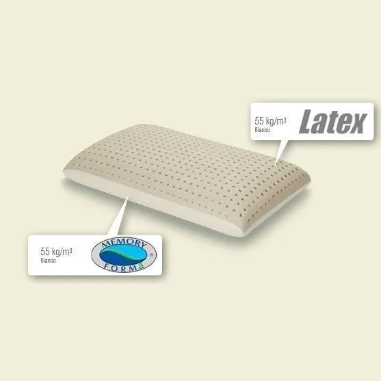 Cuscino in Lattice Memory Foam - Bianco