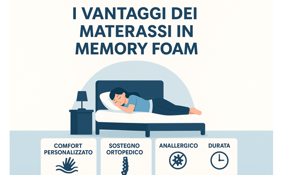 I Vantaggi dei Materassi in Memory Foam I Vantaggi dei Materassi in Memory Foam